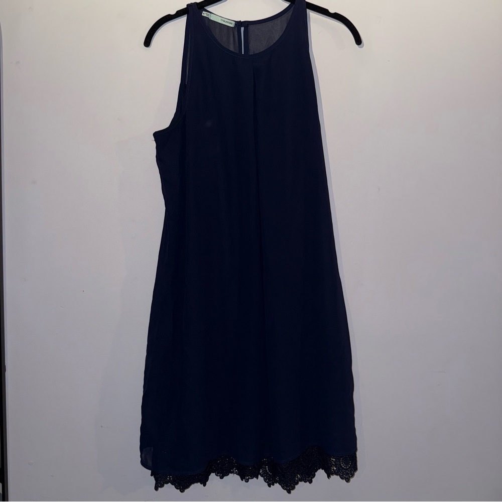 Maurices women’s size medium navy blue sleeveless dress
